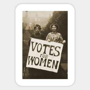 Votes for women Sticker